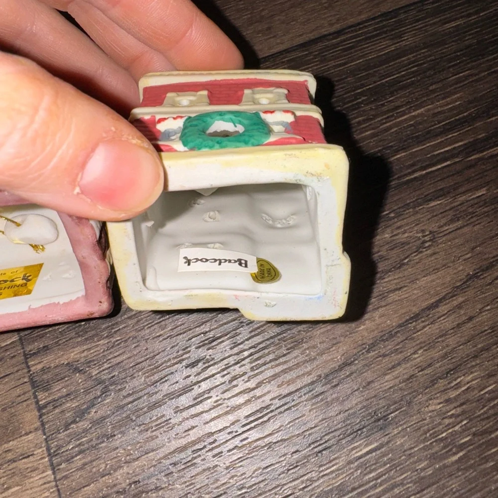 VINTAGE 90s BADCOCK CHRISTMAS TREE ORNAMENTS.‎ POST OFFICE & GENERAL STORE